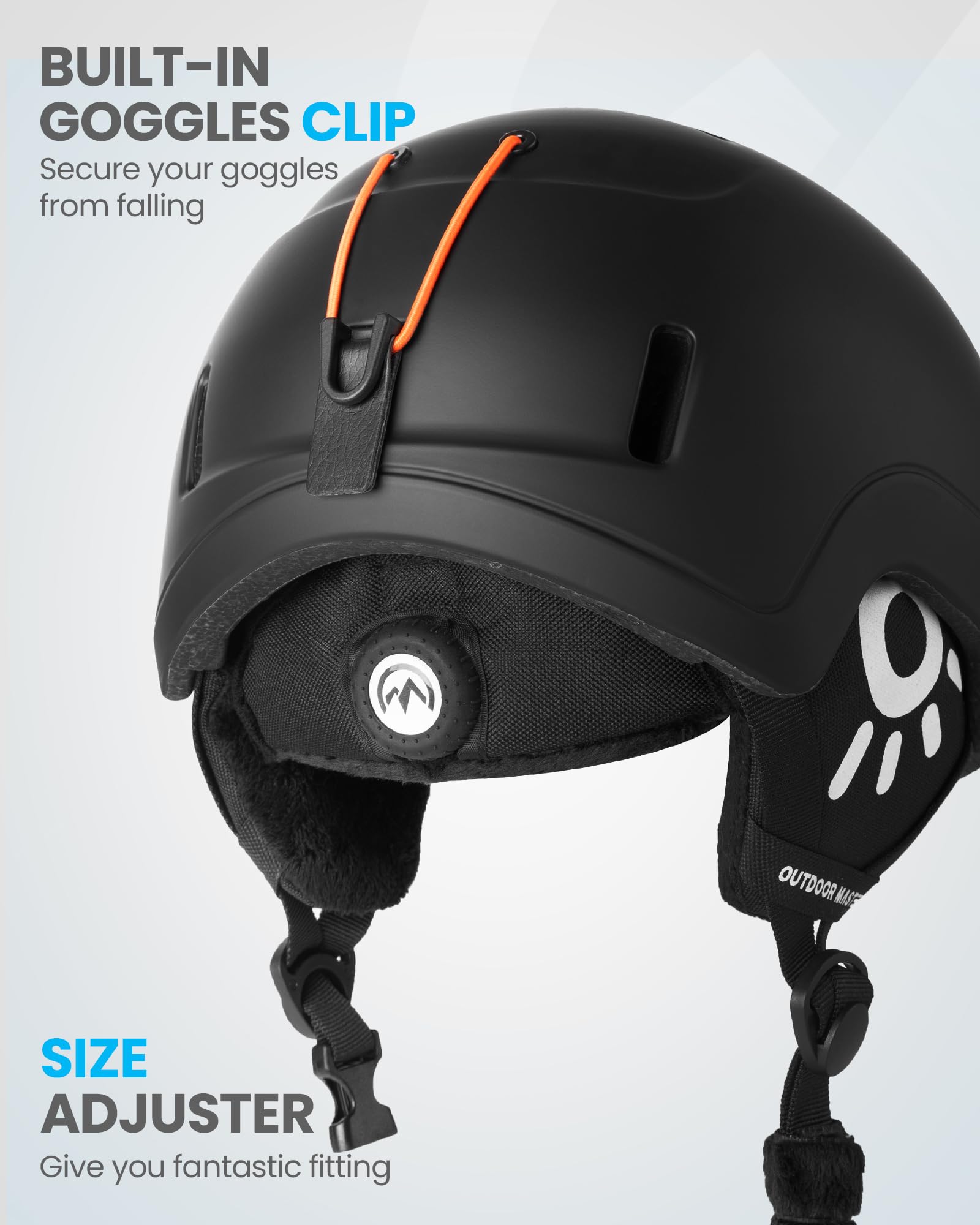 Foto 5 pulgar | Casco De Esquí Outdoormaster Para Niños, Tabla De Snowboard, Carcasa Duradera De Policarbonato - Venta Internacional.