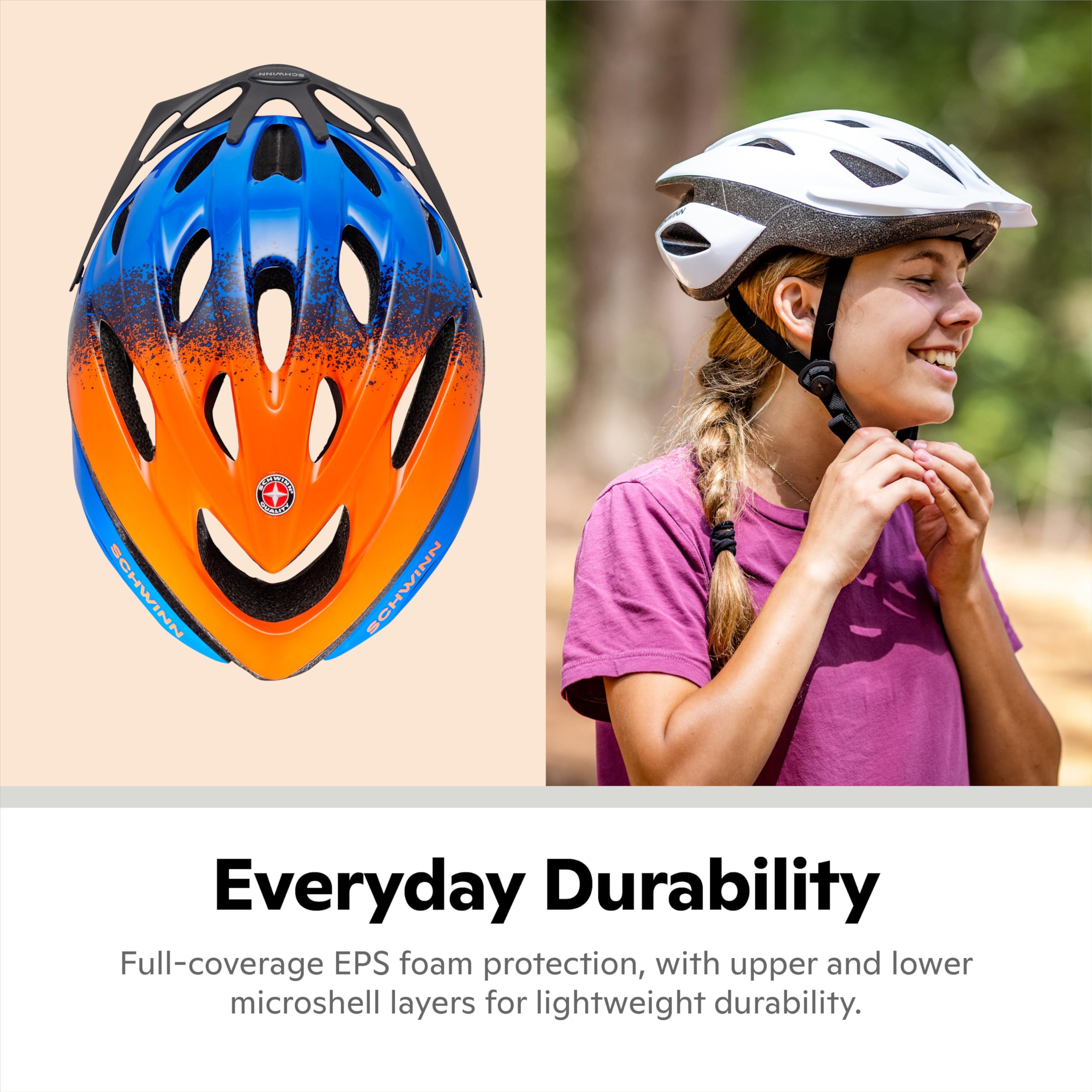 Foto 6 pulgar | Casco De Bicicleta Schwinn Thrasher Para Jóvenes De 8 A 14 Años De 55 A 58 Cm, Color Azul - Venta Internacional.