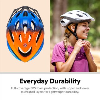 Foto 5 | Casco De Bicicleta Schwinn Thrasher Para Jóvenes De 8 A 14 Años De 55 A 58 Cm, Color Azul - Venta Internacional.