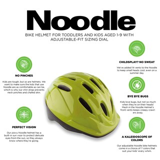 Foto 6 | Casco De Bicicleta Joovy Noodle Para Bebés Y Niños De 1 A 9 Años, Color Verde - Venta Internacional.