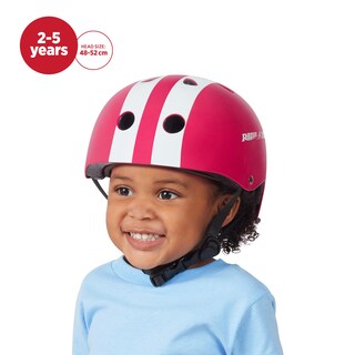 Foto 2 | Bicicleta Y Patinete Helmet Radio Flyer, Color Rosa, Para Niños De 2 A 5 Años - Venta Internacional.