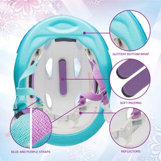 Foto 4 | Tiara 3d Para Bicicleta Helmet Bell Frozen Para Niños Pequeños, De 48 A 52 Cm (de 3 A 5 Años) - Venta Internacional.