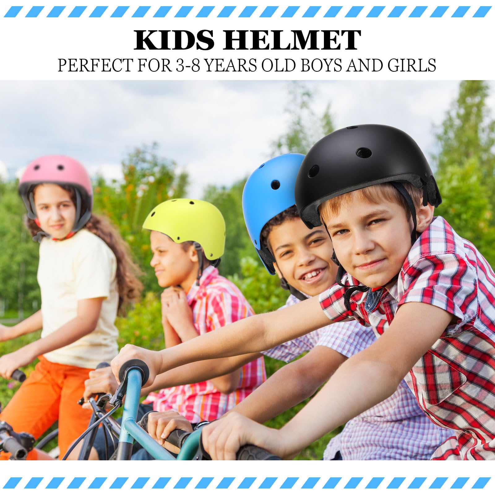 Foto 6 pulgar | Casco De Bicicleta Para Niños Kingdder Certificado Por La Cpsc De 5 A 8 Años, 8 Unidades - Venta Internacional.