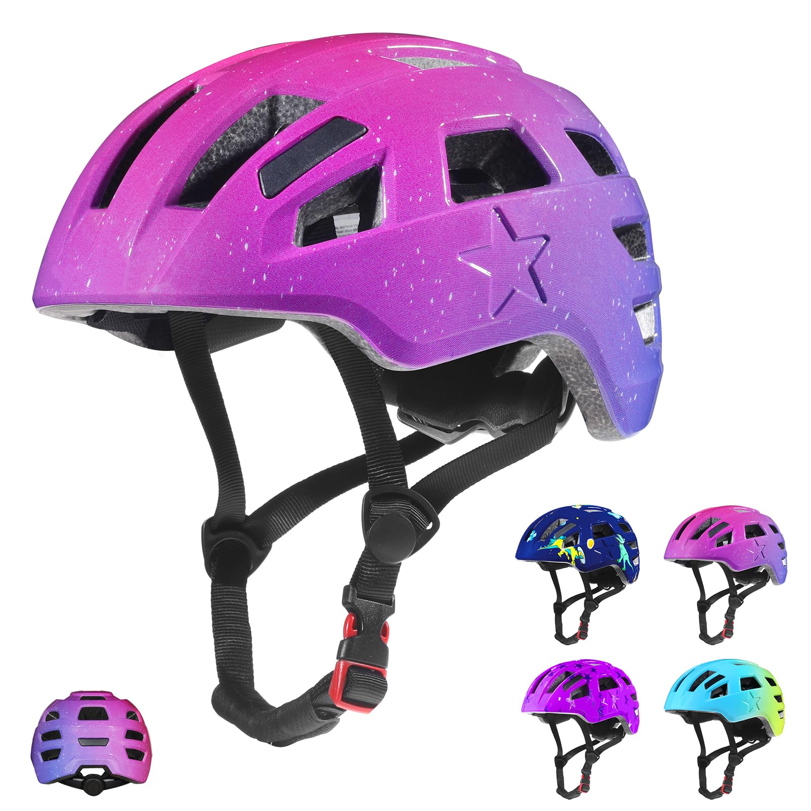 Foto 1 | Casco De Bicicleta Infantil Zacro Para Niños Y Niñas De 2, 5, 5, 8, 8, 14 Años - Venta Internacional.