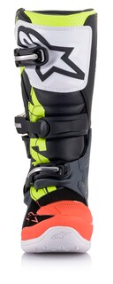 Foto 2 | Botas Alpinestars Tech 7s Para Niños Negro/plateado/blanco/dorado - Venta Internacional.