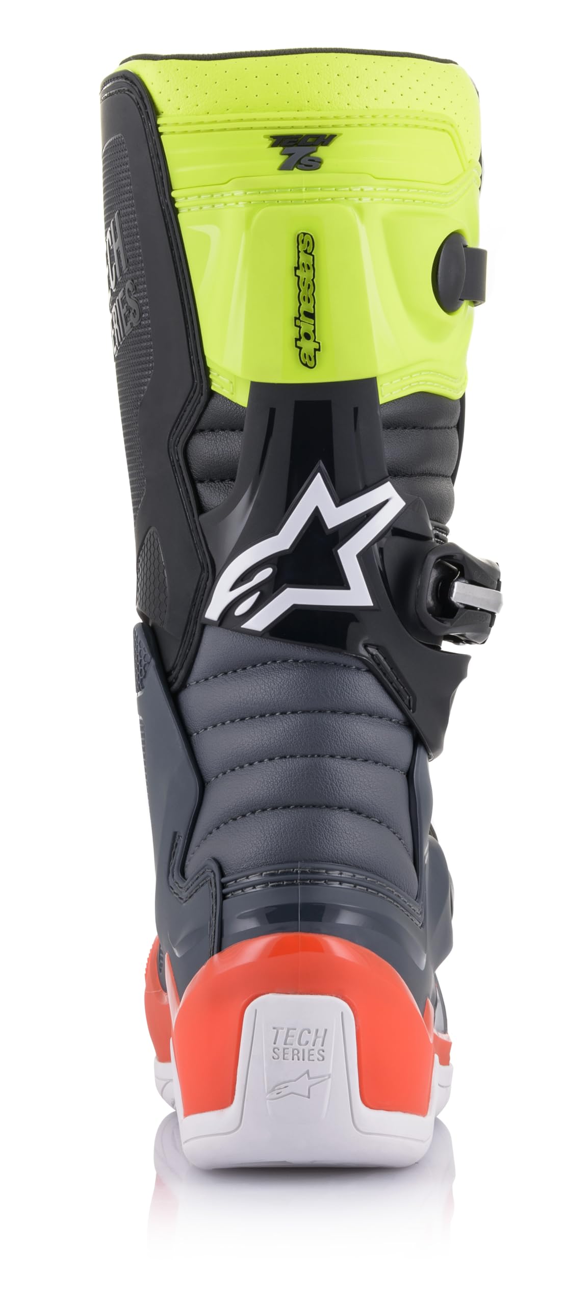 Foto 5 | Botas Alpinestars Tech 7s Para Niños Negro/plateado/blanco/dorado - Venta Internacional.