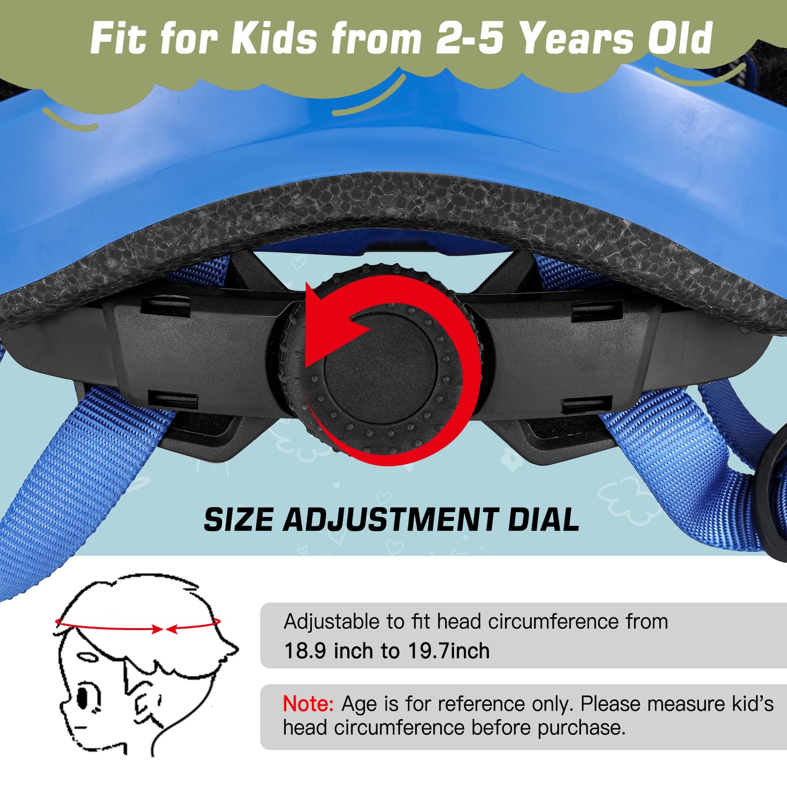 Foto 7 pulgar | Casco De Bicicleta Infantil Zacro Para Niños Y Niñas De 2 A 14 Años - Venta Internacional.