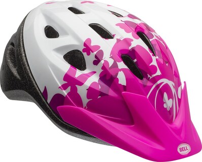 Foto 1 | Casco Infantil Bell Rally Rosa/white Flutter Para Niños De 5 A 8 Años (52 A 56 Cm) - Venta Internacional.