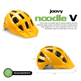 Foto 7 | Casco De Bicicleta Joovy Noodle V Kids Xs-s Goldy Para Niños Y Niños Pequeños - Venta Internacional.