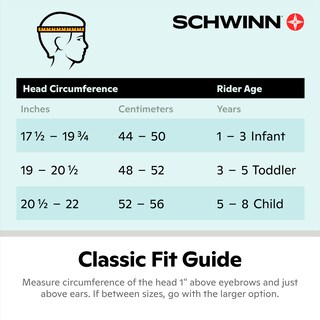 Foto 6 | Casco De Bicicleta Schwinn Classic Para Niños Y Niñas De 0 A 3 Años, Color Azul - Venta Internacional.