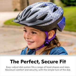 Foto 4 | Casco De Bicicleta Schwinn Thrasher Para Niños De 5 A 8 Años, Azul/morado - Venta Internacional.