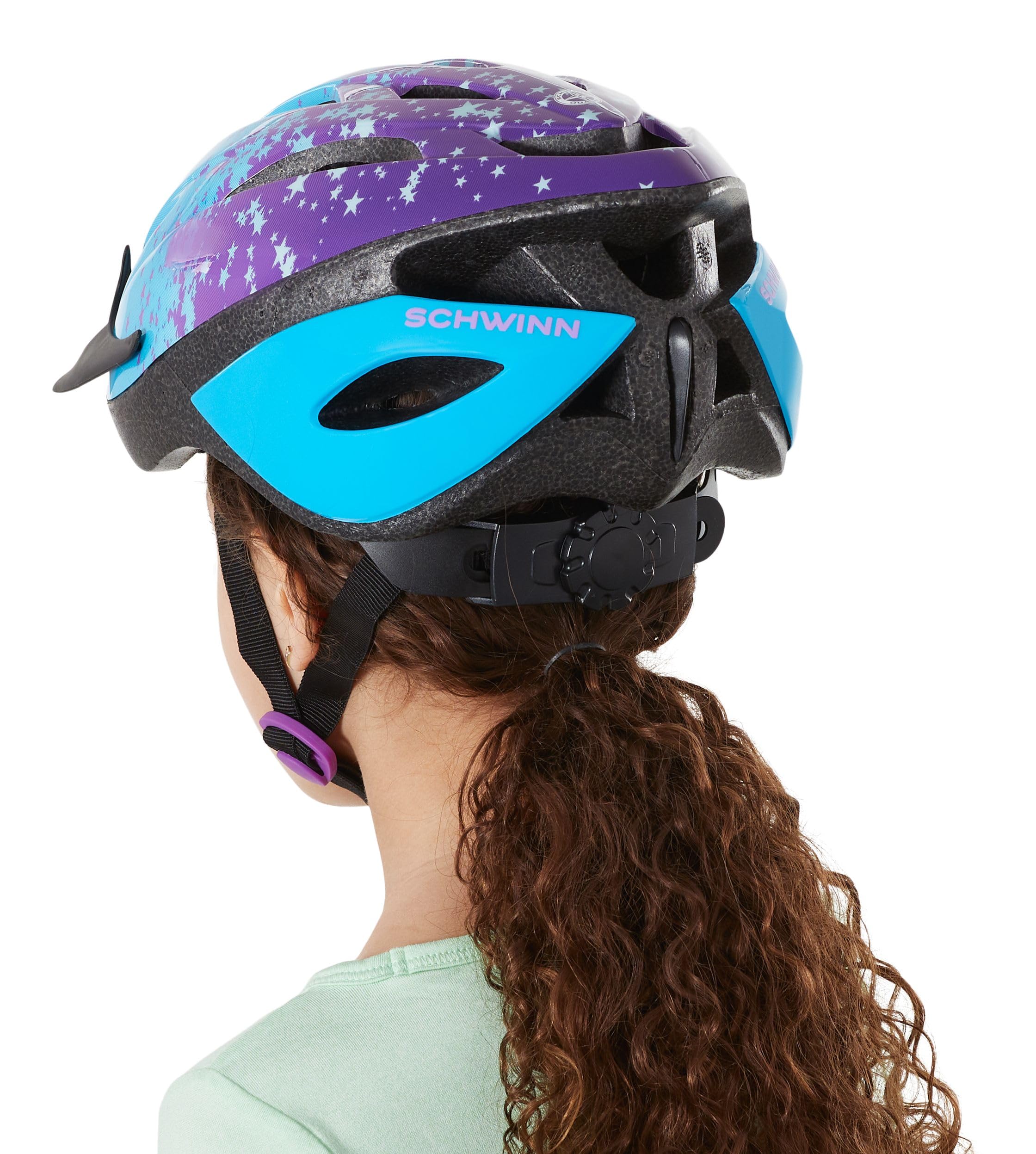 Foto 8 pulgar | Casco De Bicicleta Schwinn Thrasher Para Niños De 5 A 8 Años, Azul/morado - Venta Internacional.