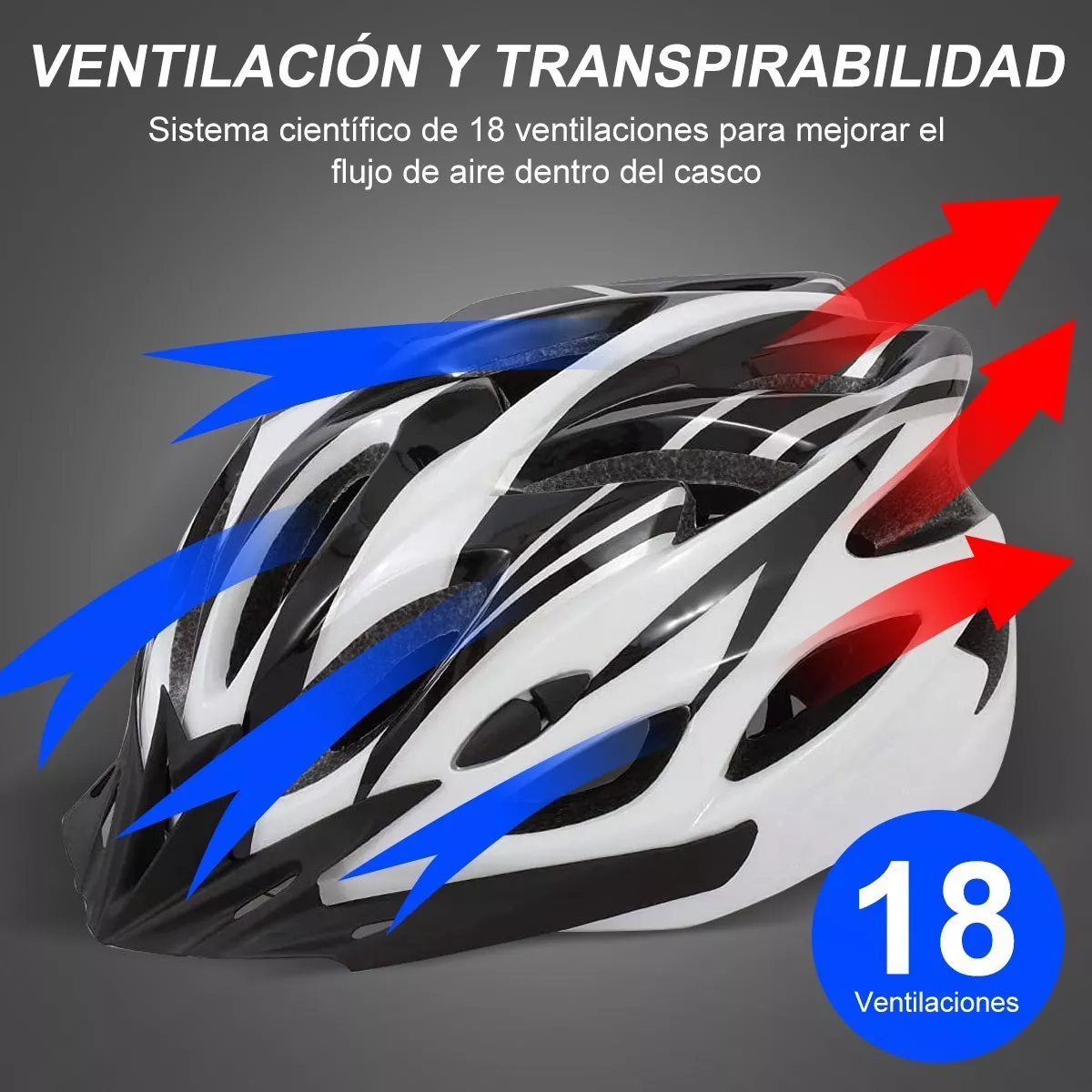 Foto 4 pulgar | Set Casco de Bicicleta Adulto Ciclismo Eo Safe Imports Esi-8775 Multicolor + Gafas + Máscara + Bolso