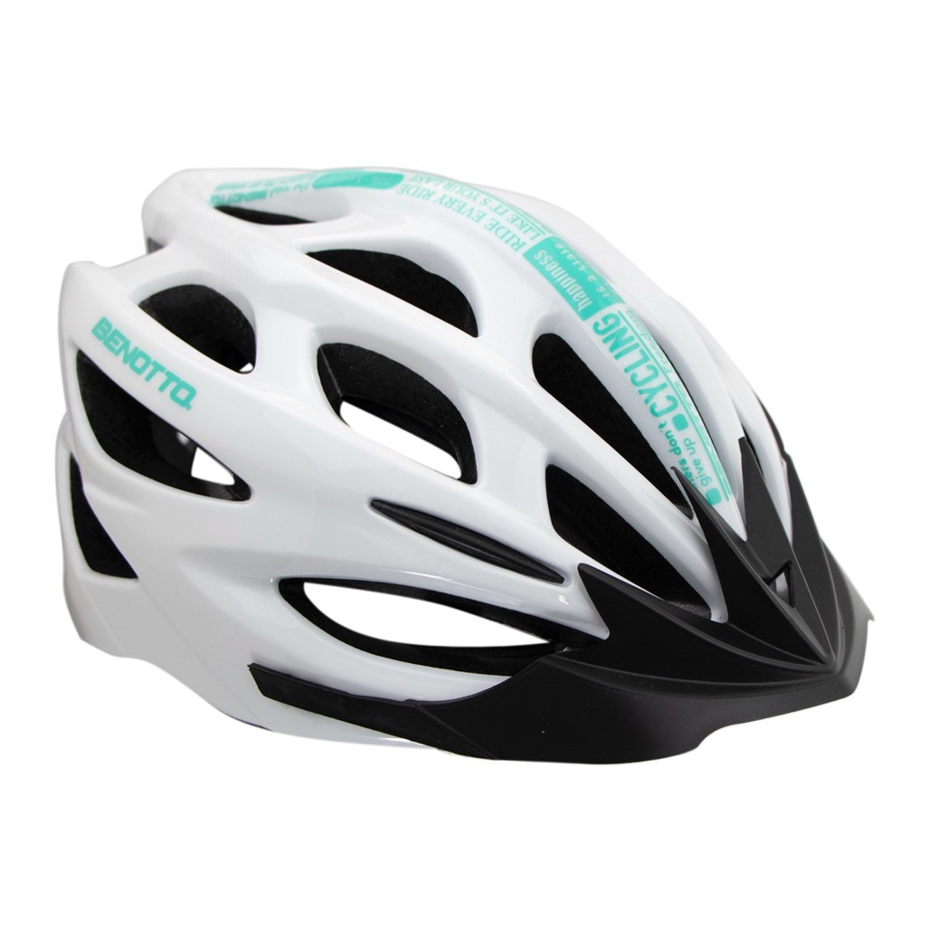 Casco de Ciclista de Montaña Benotto MV50 Blanco