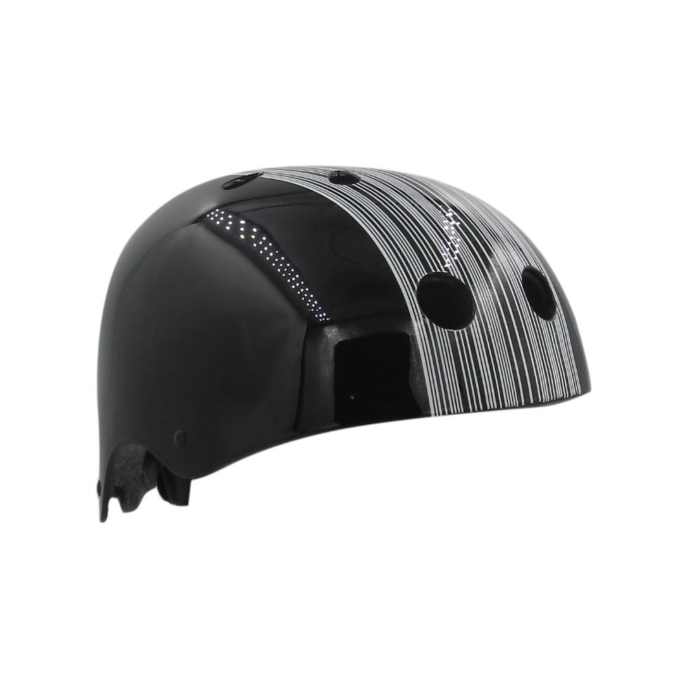 Casco de Ciclista Benotto MTV12 Negro Rayado Freestyle BMX