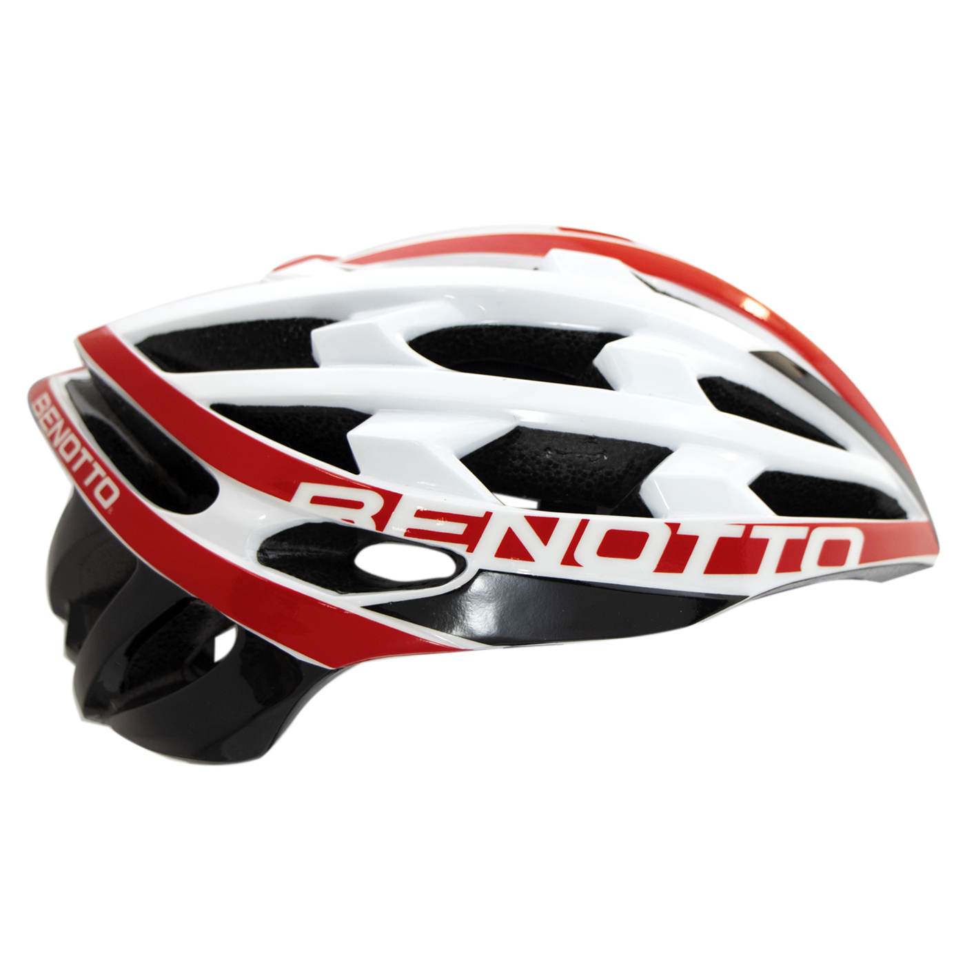 Foto 3 pulgar | Casco para Ciclista de Ruta Benotto KS29 Blanco