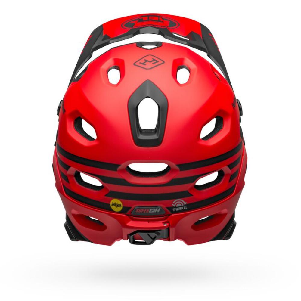 Foto 9 pulgar | Casco Ciclismo Downhill Bell Super Dh Spherical Rojo