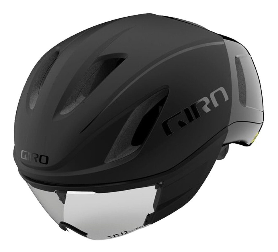 Casco Con Mica Ruta Mips Giro Vanquish Negro Mate