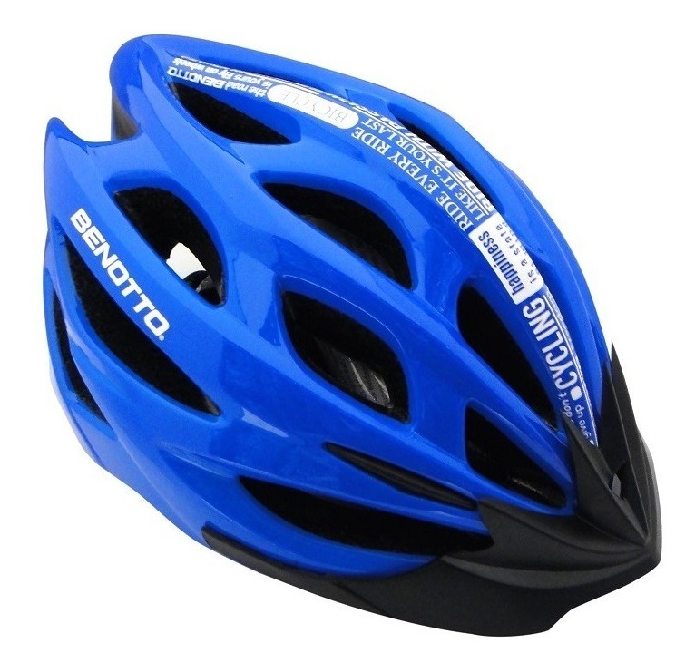 Foto 2 pulgar | Casco de Ciclismo Montaña Benotto Mv50 Azul y Blanco