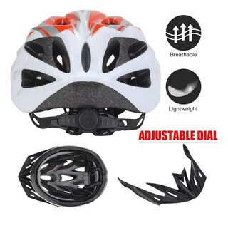 Foto 2 | Casco De Bicicleta + Luz De Bicicleta Recargable Usb + Gafas Eo Safe Imports Esi-15813 Multicolor
