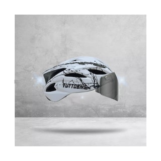 Foto 4 | Casco Ciclismo Visor Removible Tuttobike Blanco