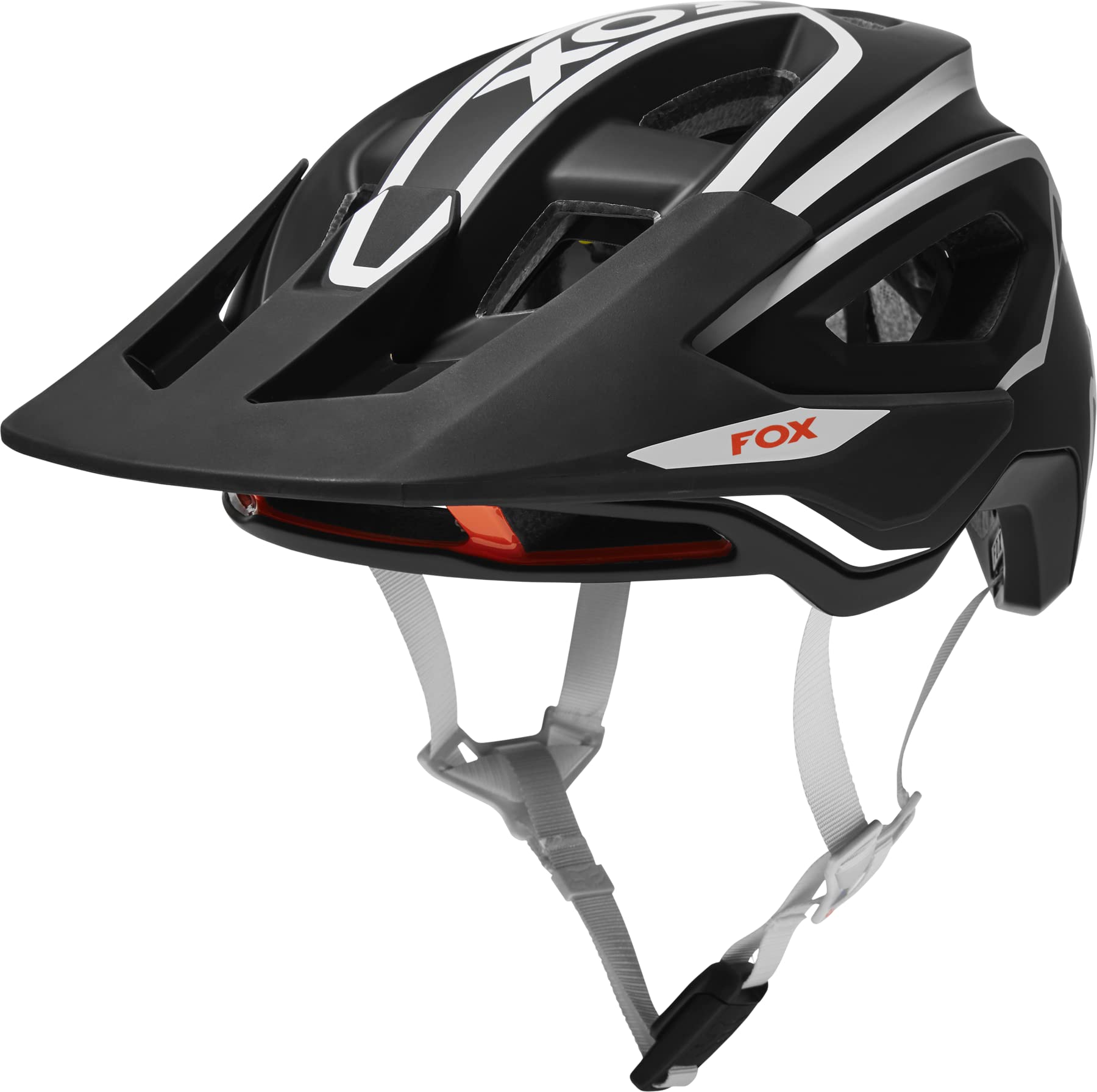 Foto 3 pulgar | Casco De Bicicleta De Montaña Fox Racing Speedframe Pro Dvide Negro - Venta Internacional.