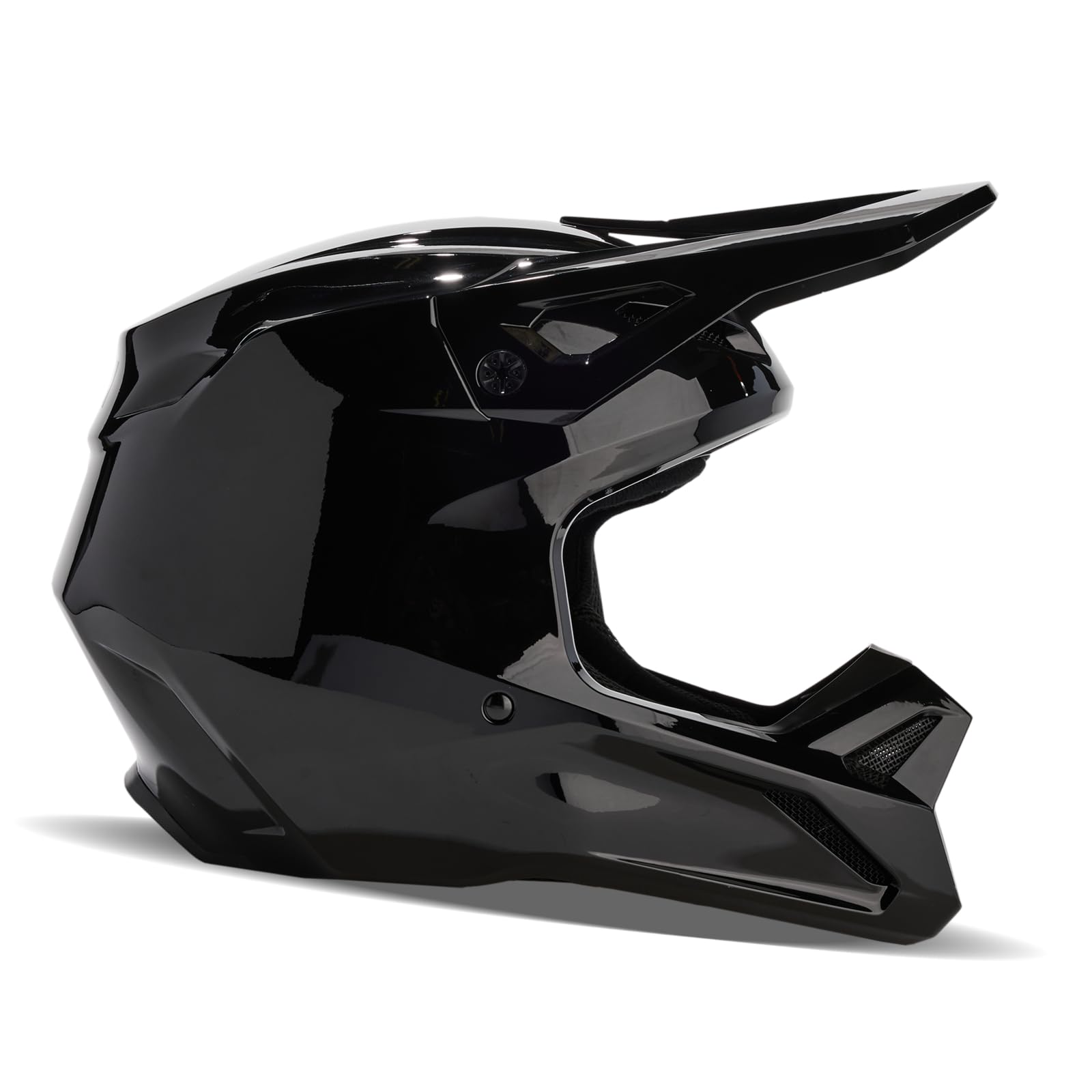 Casco De Motocross Fox Racing V1 Negro Ece 22.06 Y Dot M - Venta Internacional.