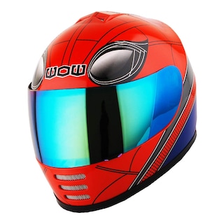 Foto 2 | Casco De Moto Wow Spider Red Full Face Youth M - Venta Internacional.