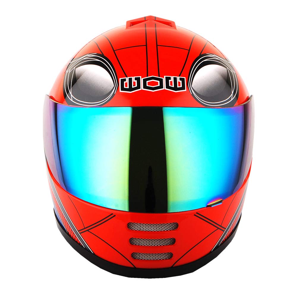 Foto 4 pulgar | Casco De Moto Wow Spider Red Full Face Youth M - Venta Internacional.