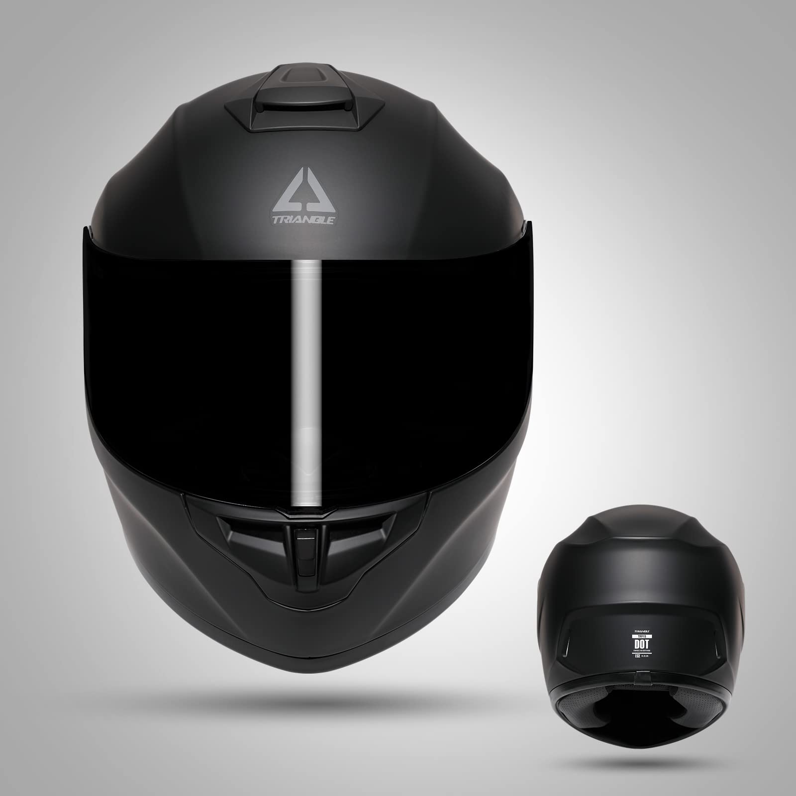Foto 3 pulgar | Casco De Moto Triangle Full Face Para Adultos Aprobado Por El Dot - Venta Internacional.