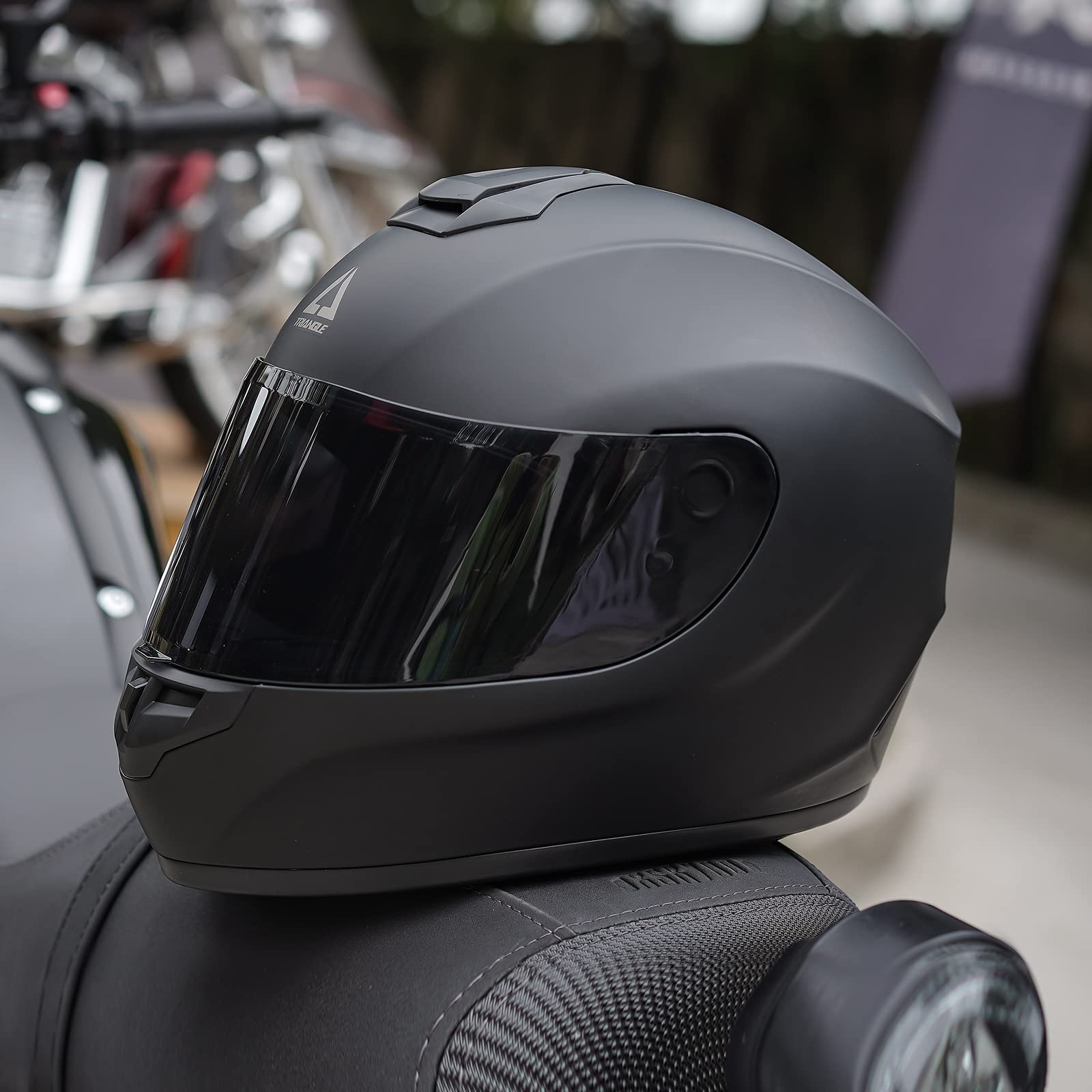 Foto 5 | Casco De Moto Triangle Full Face Para Adultos Aprobado Por El Dot - Venta Internacional.