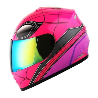 Foto 1 | Casco De Moto Wow Spider Pink Full Face Youth M - Venta Internacional.