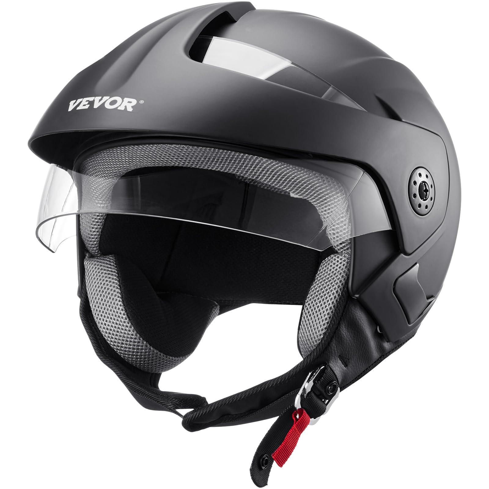 Foto 2 pulgar | Casco De Moto Vevor 3/4 Aprobado Por Dot Smart Street Abs - Venta Internacional.