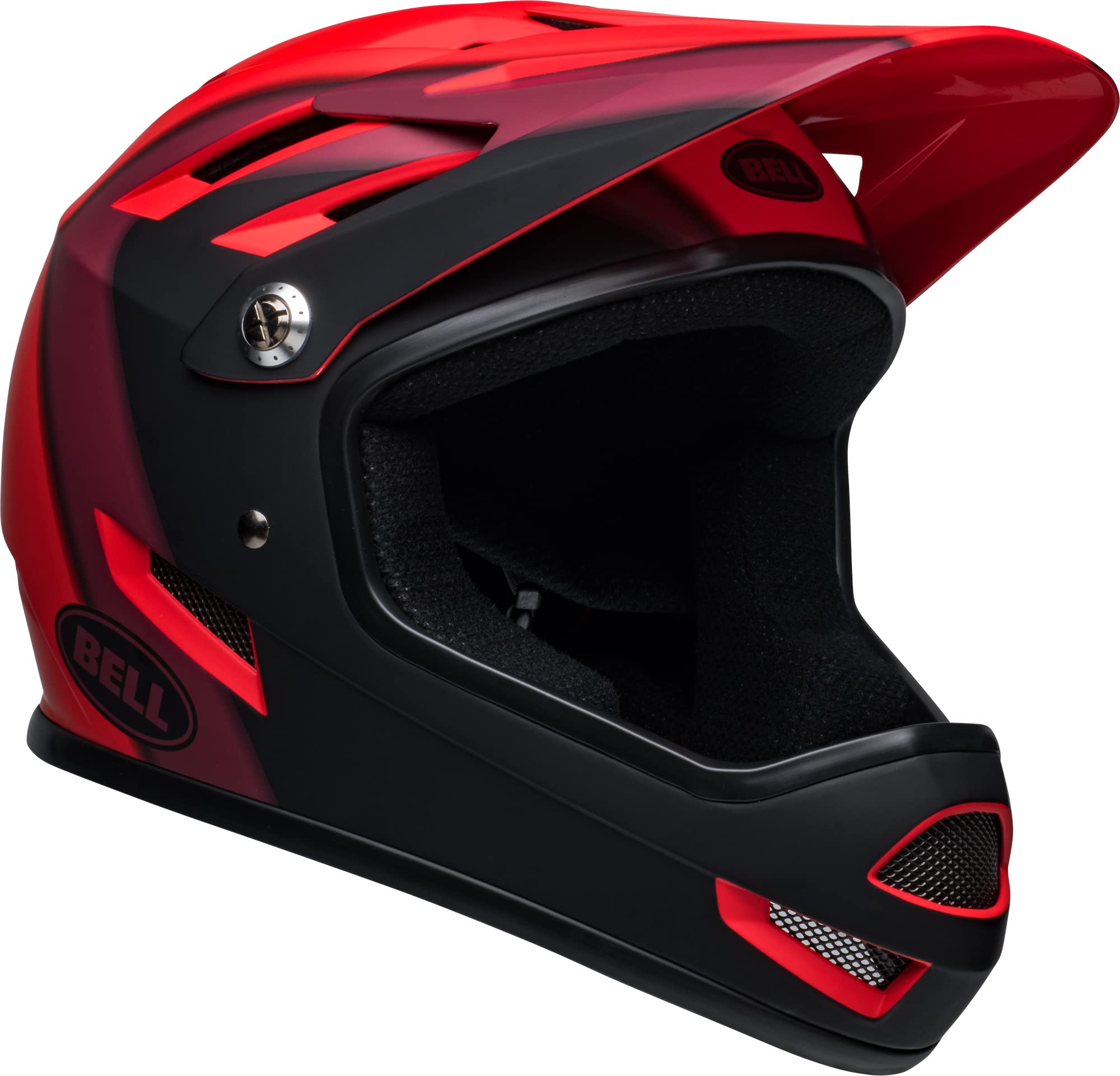 Foto 3 pulgar | Casco para Motociclista Bell Sanction Para Adulto, Integral, Rojo Y Negro Mate - Venta Internacional.