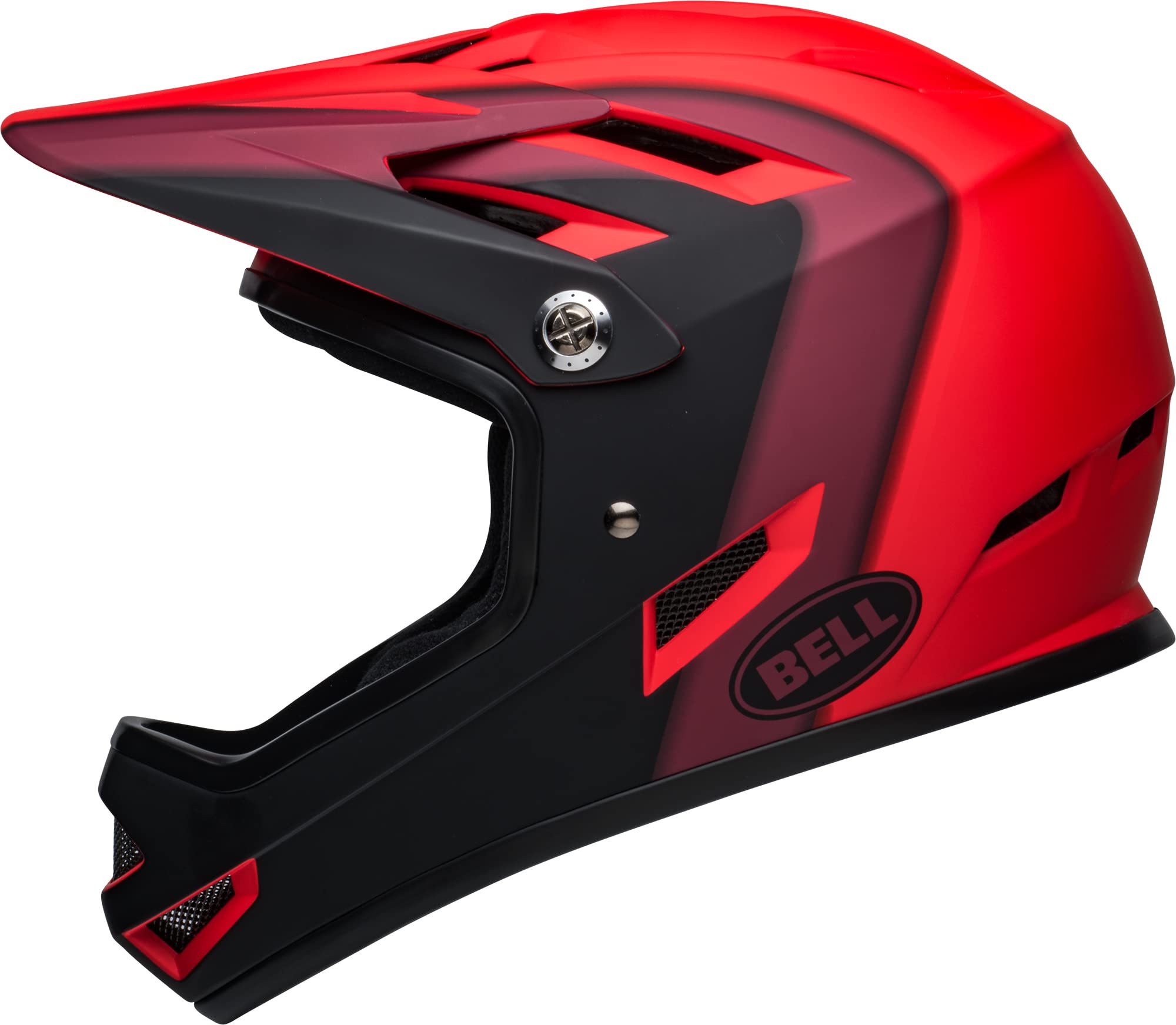 Foto 5 pulgar | Casco para Motociclista Bell Sanction Para Adulto, Integral, Rojo Y Negro Mate - Venta Internacional.