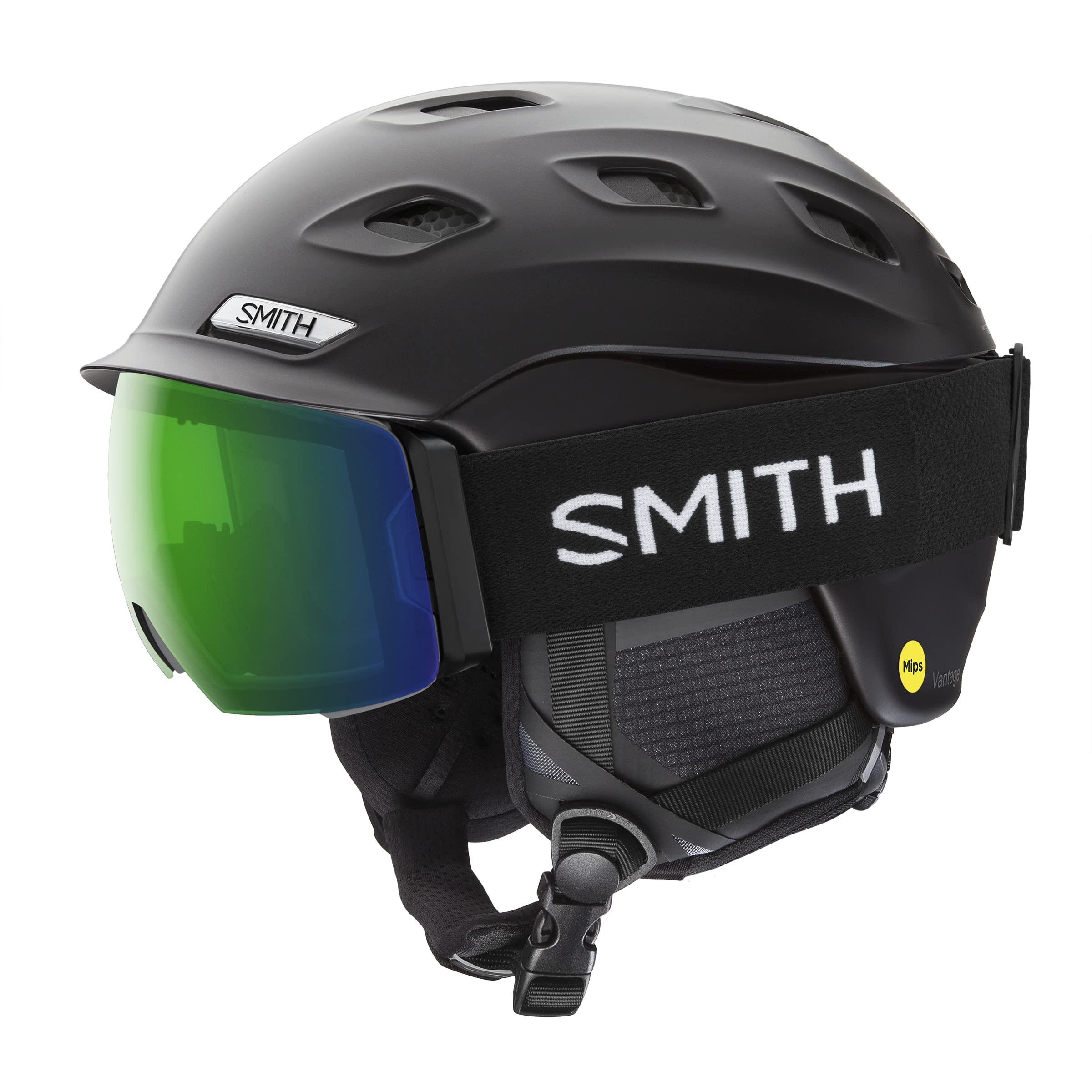 Foto 3 pulgar | Casco De Nieve Smith Optics Vantage Mips, Unisex, Negro Mate - Venta Internacional.