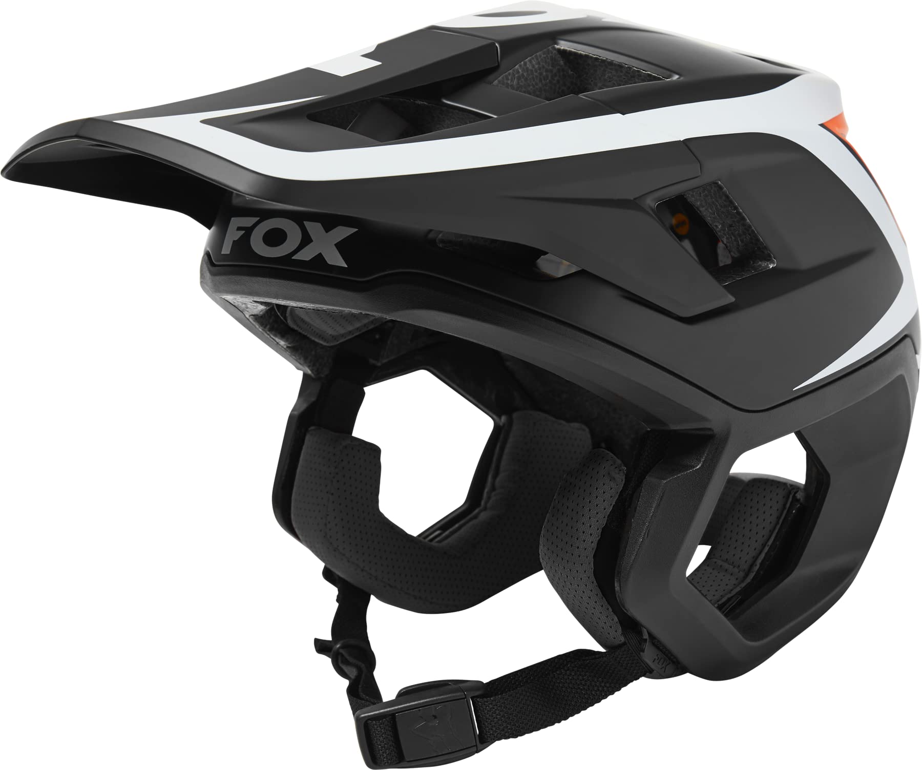 Foto 3 pulgar | Casco De Bicicleta De Montaña Fox Racing Dropframe Pro Dvide Negro - Venta Internacional.