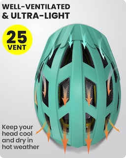 Foto 4 | Casco De Ciclismo Outdoormaster Mips Para Adultos, Recreativo, Verde - Venta Internacional.
