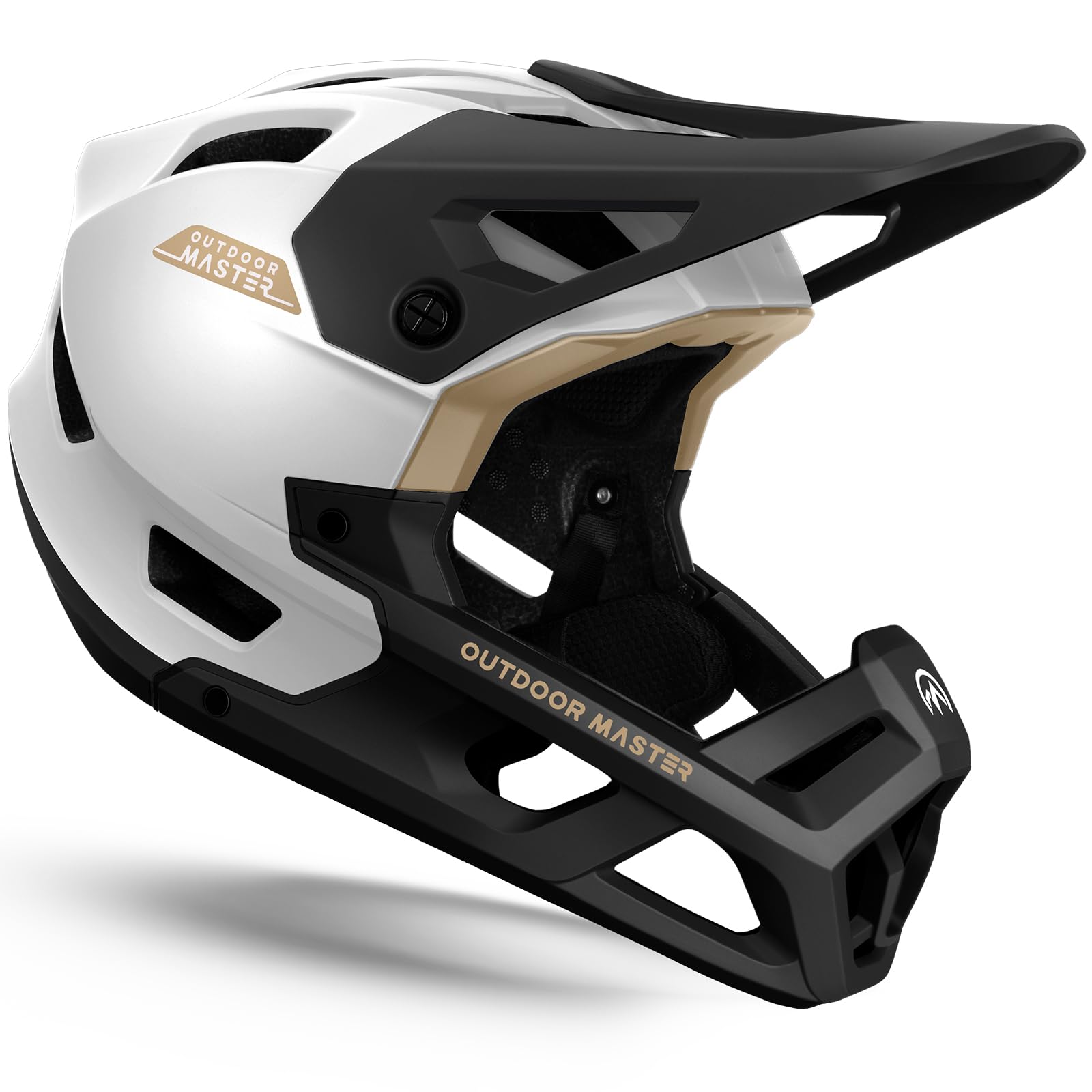 Foto 1 | Casco De Bicicleta De Montaña Outdoormaster Grizzly Pearl White - Venta Internacional.