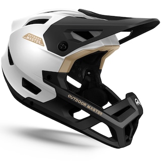 Foto 1 | Casco De Bicicleta De Montaña Outdoormaster Grizzly Pearl White - Venta Internacional.