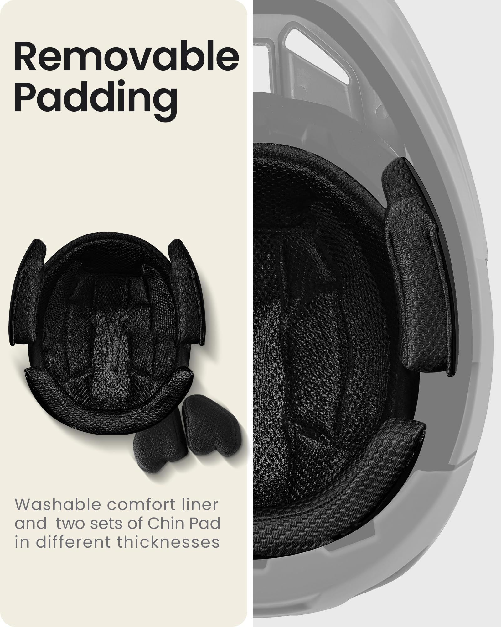 Foto 5 | Casco De Bicicleta De Montaña Outdoormaster Grizzly Pearl White - Venta Internacional.