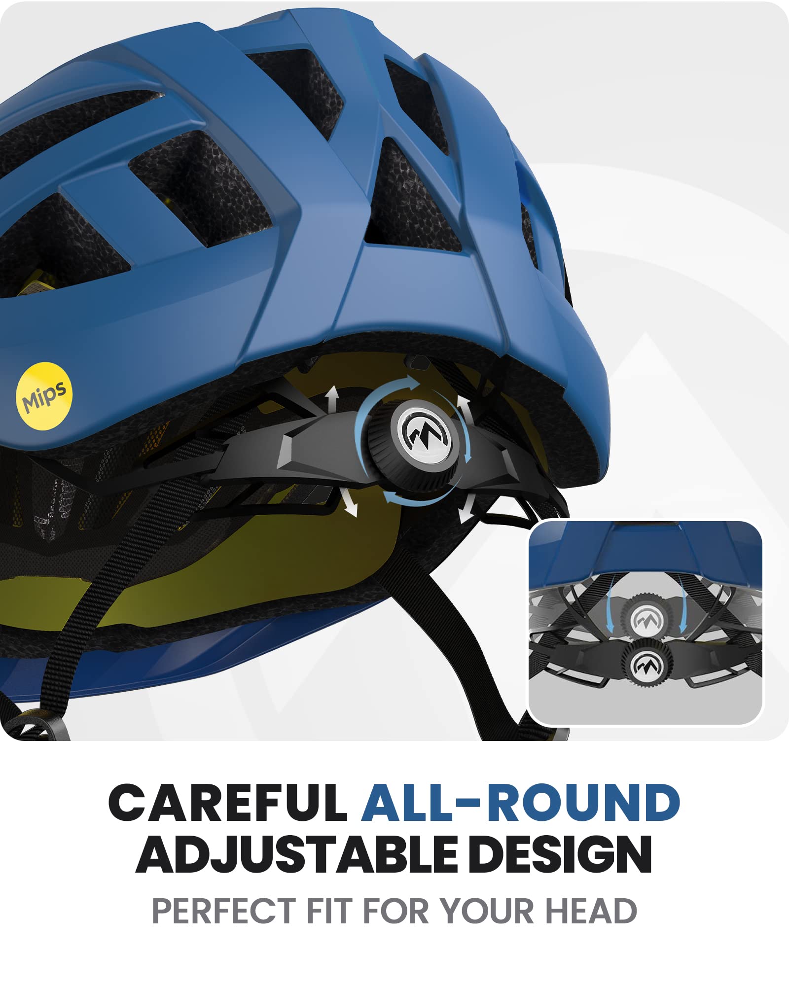 Foto 5 | Casco De Ciclismo Outdoormaster Mips Ocean Blue Para Adulto - Venta Internacional.