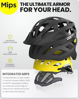 Foto 2 | Casco De Ciclismo Outdoormaster Mips Carbon Black Para Adulto - Venta Internacional.