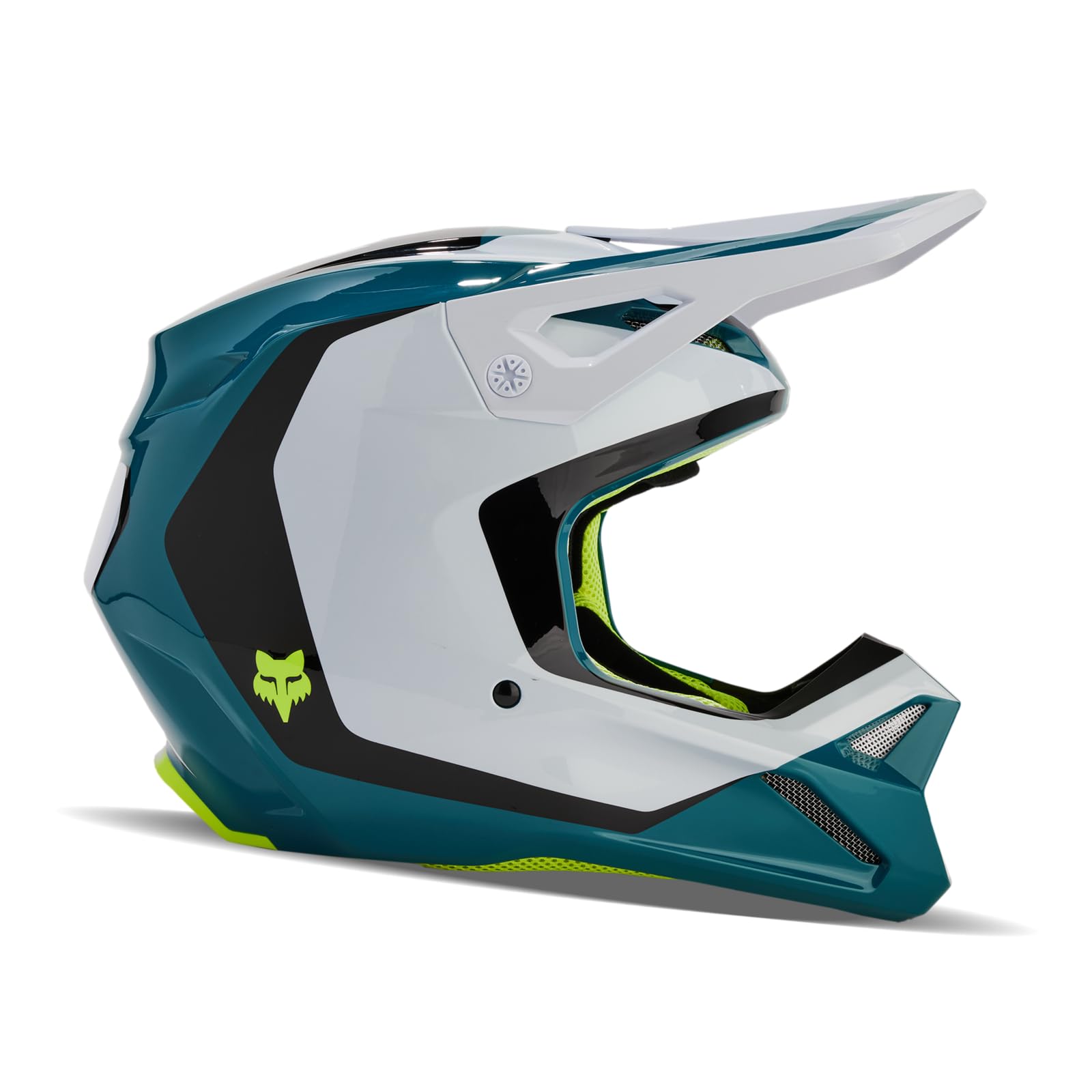 Foto 3 pulgar | Casco De Motocross Fox Racing V1 Nitro Maui Azul Pequeño - Venta Internacional.