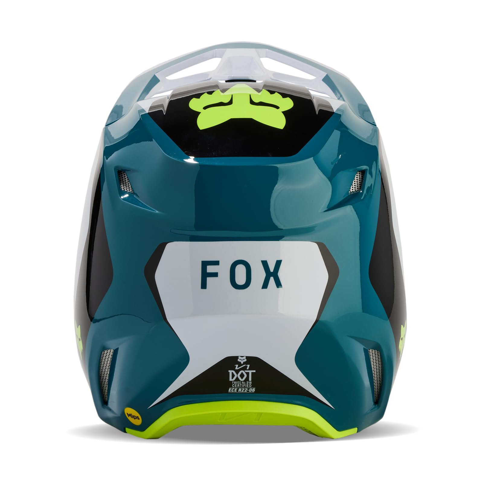 Foto 3 | Casco De Motocross Fox Racing V1 Nitro Maui Azul Pequeño - Venta Internacional.