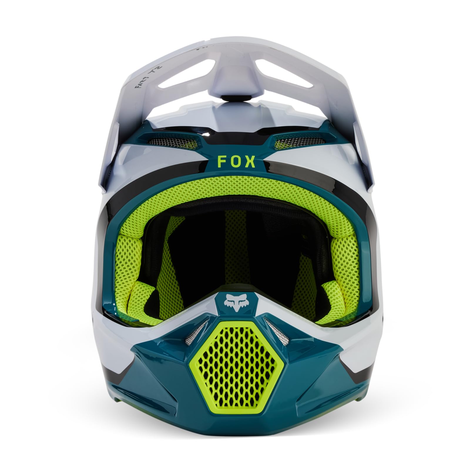 Foto 8 pulgar | Casco De Motocross Fox Racing V1 Nitro Maui Azul Pequeño - Venta Internacional.