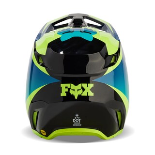 Foto 3 | Casco De Motocross Fox Racing V1 Streak Negro/amarillo Talla L - Venta Internacional.