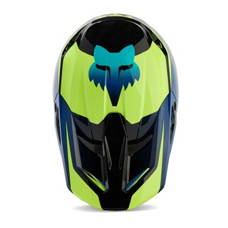 Foto 4 | Casco De Motocross Fox Racing V1 Streak Negro/amarillo Talla L - Venta Internacional.