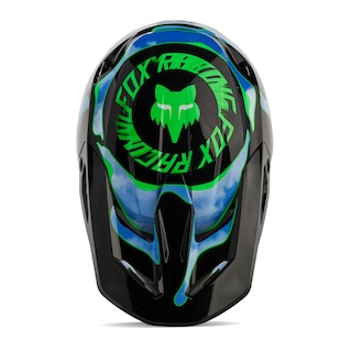 Foto 4 | Casco De Motocross Fox Racing V1 Atlas Negro/verde Talla M - Venta Internacional.