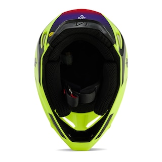 Foto 5 | Casco De Motocross Fox Racing V1 Flora, Color Amarillo, Talla Grande - Venta Internacional.